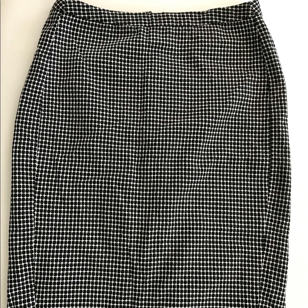 Black and White Merona Pencil Skirt